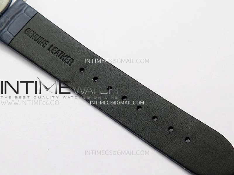 Saxonia Thin 211.026 SS SVF Best Edition Blue Star Dust Dial On Blue Leather Strap A2892